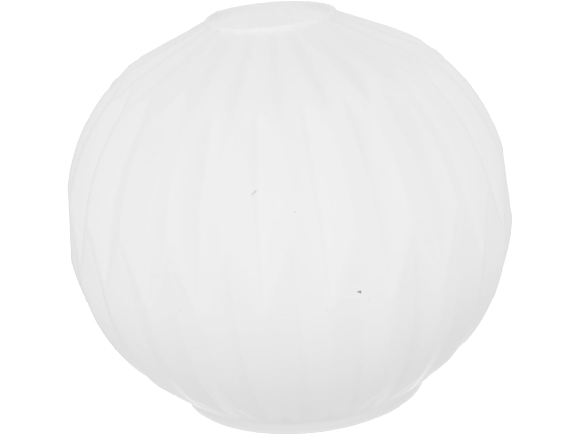 Lâmpadas de Substituição para Iluminação, Redondas, de Vidro Branco Leitoso, para Candeeiros de Mesa e Acessórios. SFUSHOS