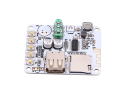 Receptor de áudio Bluetooth amplificador com microfone decodificador MP3 WMA WAV FLAC USB TF FM player S/MARCA