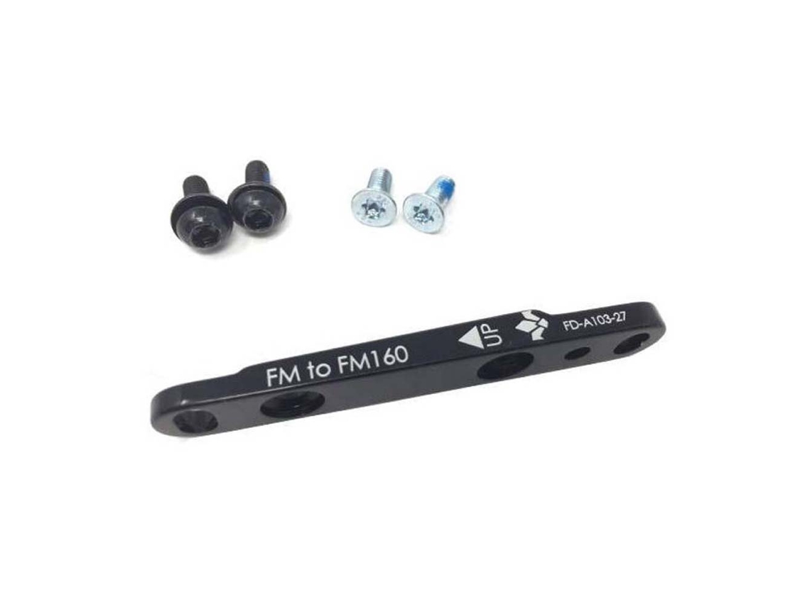 Adaptador de Pinça de Freio Flatmount Prateado 140-160 Mmformula