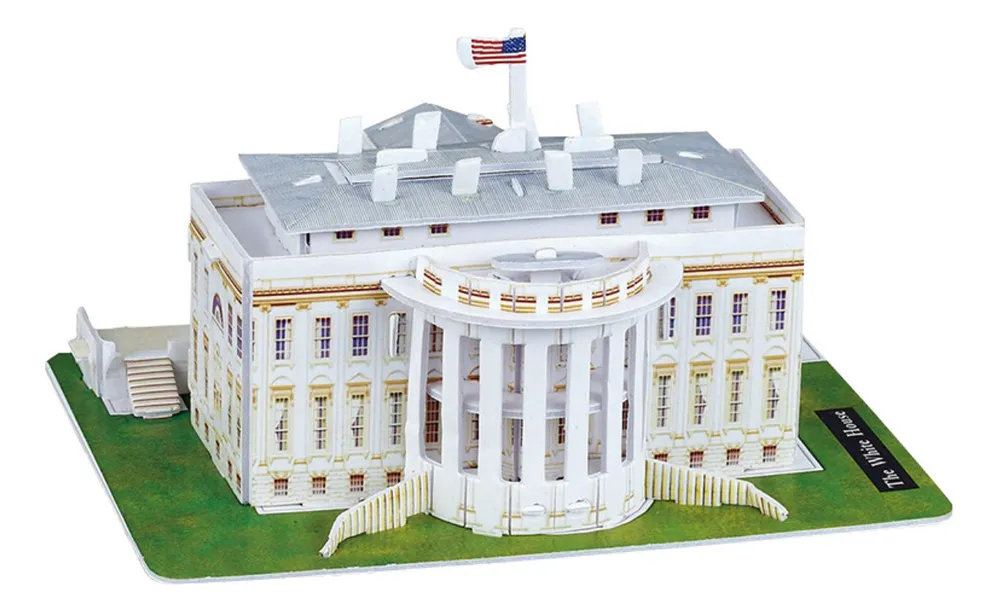 Novo Quebra-Cabeça Tridimensional V Modelo De Construçãovayotoy