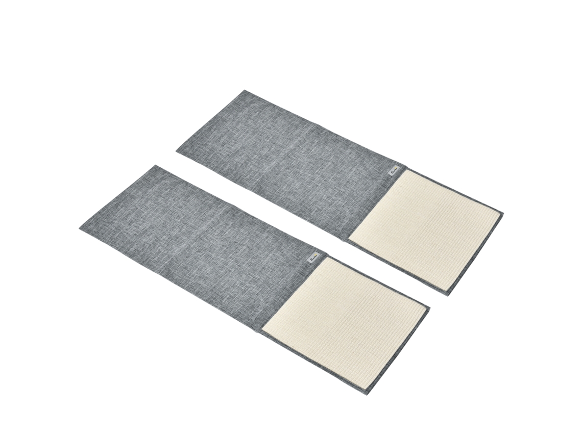 Conjunto de 2 arranhadores para gatos para sofá S/MARCA 130x45cm cinza