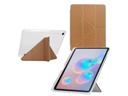 Capa de couro inteligente Webake para tablet com textura de pirâmide e dobra em Y