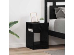 Vidaxl Mesa De Apoio 2 Unid. Carvalho Preto 30,5 X 30 X 45 Cm