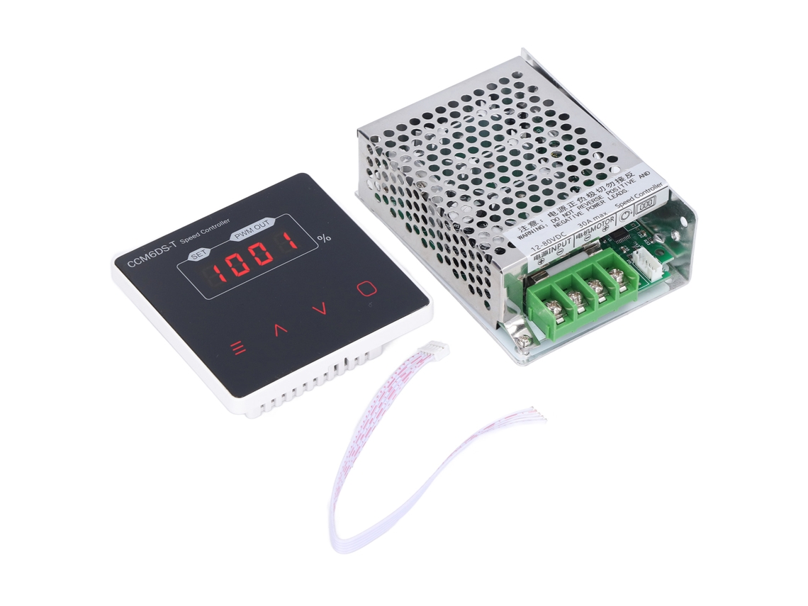 Controlador De Velocidade Digital Laxiscreed Com Display E Suporte Para Dimming Dc De 12v A 80v