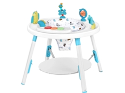 Centro De Atividades Para Bebês, Design 3 Em 1, Assento Rotativo 360°, Azul