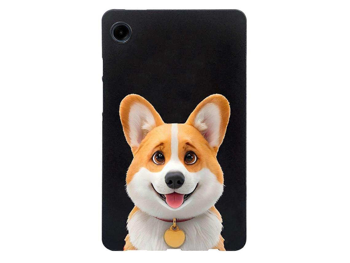 Capa Protetora Fina Em Tpu Com Estampa De Corgi Para Samsung Galaxy Tab A9 Corgi Tuotuo