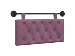 Conjunto 1 Cabeceira Moderna Vidaxl Roxo Veludo (100 X 55 X 7 Cm)