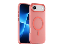 Capa Híbrida Translúcida Para Iphone Air - Tpu E Pc Com Magsafe | Fosca - Vermelha