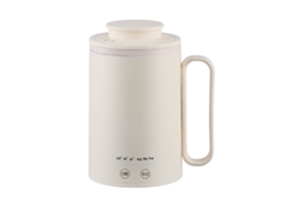 Chaleira elétrica portátil 400ml com 3 níveis de temperatura isolamento térmico esmalte cerâmico | S/MARCA