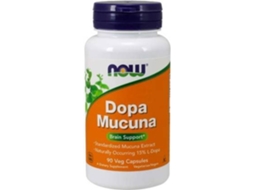 Suplemento Alimentar Now Foods Dopa Mucuna 90 Cápsulas 80 gr