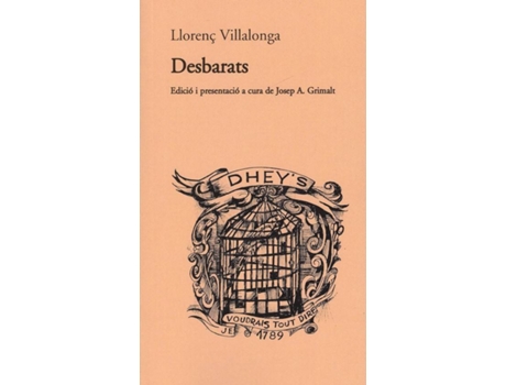 Livro DESBARATS de Llorenç Villalonga