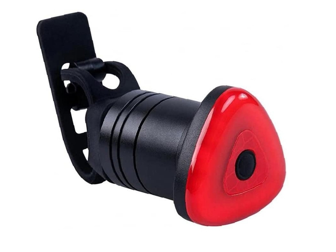 Luz Traseira De Bicicleta Inteligente, Fácil Montagem, Lâmpada De Segurança Para Ciclismo, À Prova Dágua, Acessórios Para Bicicleta Yizhood (preto)