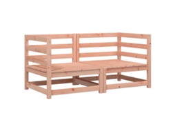 Maison Exclusive - Sofás De Canto P/ Jardim 2 Pcs 70x70x67 Cm Douglas Maciça