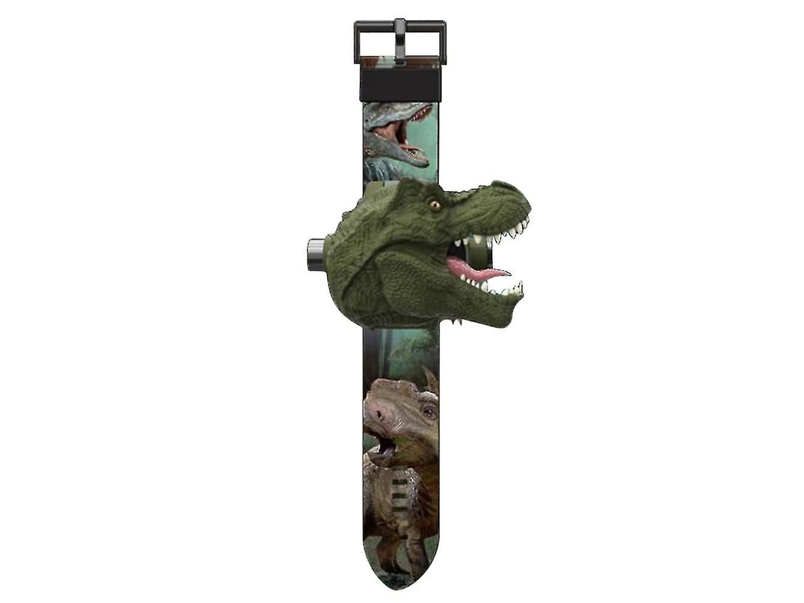 Relógio de Projeção GOKOCO com dinossauros, 24 padrões, digital