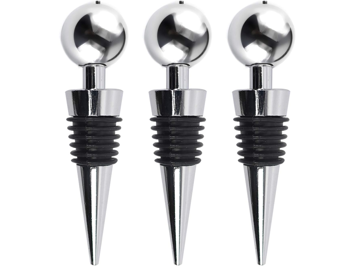 Rolhas Para Garrafas De Vinho, Para Champanhe (9*2cm), Conjunto De 3