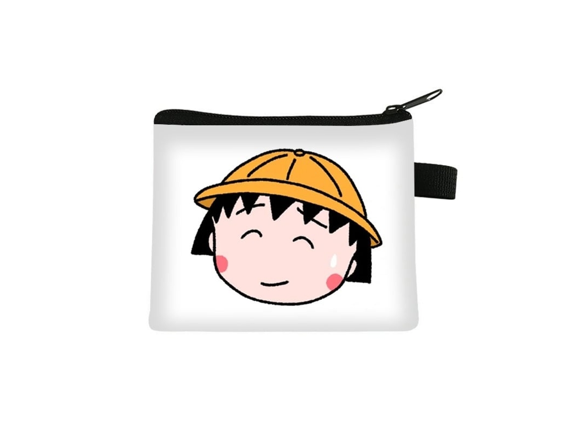 Elysve Mochila Chibi Maruko Mini Porta Moedas 2 Peças