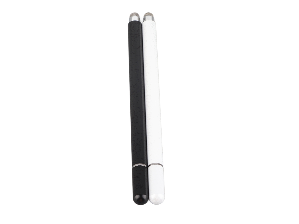 2026zentro-2pcs Caneta Estilo Estilo Magnético Preto Branco Para Celular Tablet Tela Tática Universal