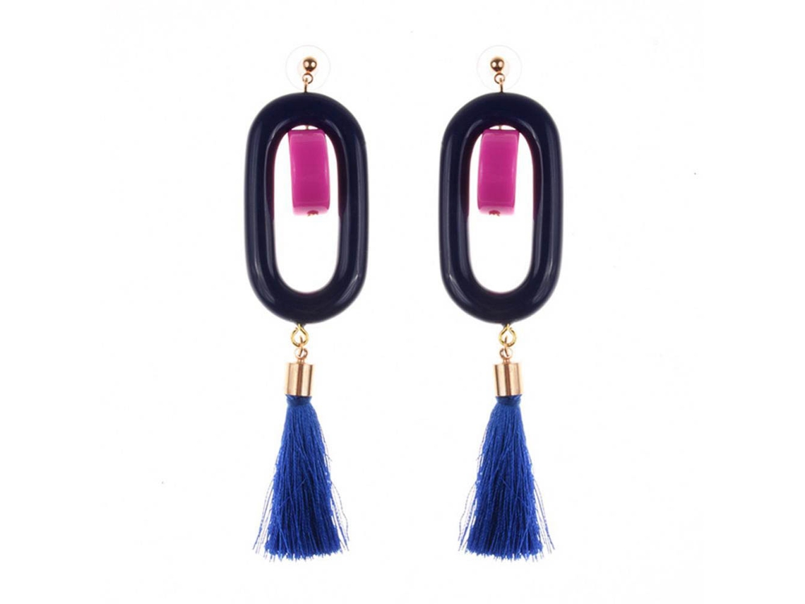 Brincos Longos Tassel Bóhemio De Ligação