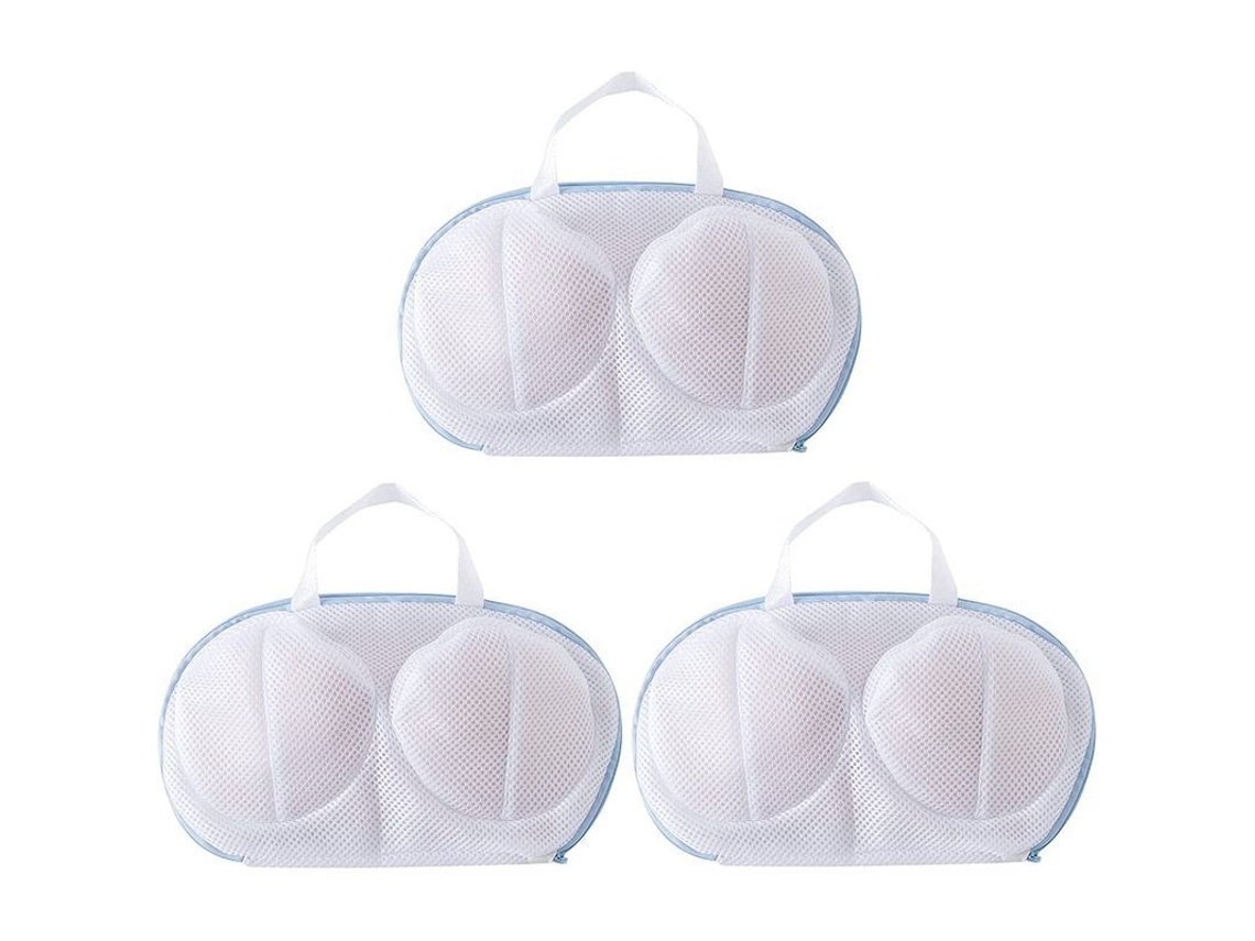 3 Bolsas Nova Line para Lavar Sutiãs, Malha, Alta Permeabilidade