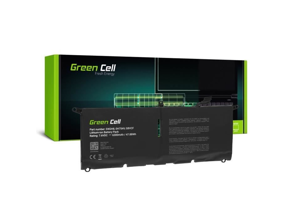 Bateria Green Cell Dxgh8 Para Dell Xps 13 9370 9380 Dell Inspiron 13 3301 5390 7390 Dell Vostro 13 5390 Greencell