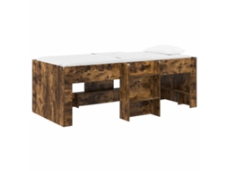Cama Alta para Crianças 2 Pcs Carvalho Fumado MAISON EXCLUSIVE