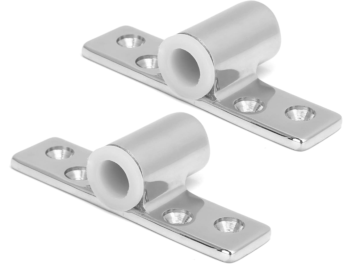Soquetes Para Encaixe De Remo Náutico, Par De Soquetes Para Encaixe Remo Náutico, Aço Inoxidável 316, Encaixe Lateral