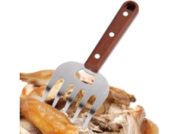 Pinças Ergonômicas Para Cortar Carne Acessório Churrasco Garfo De Aço Inoxidável Desfiar Ideal Grelhar, Dia Dos Pais