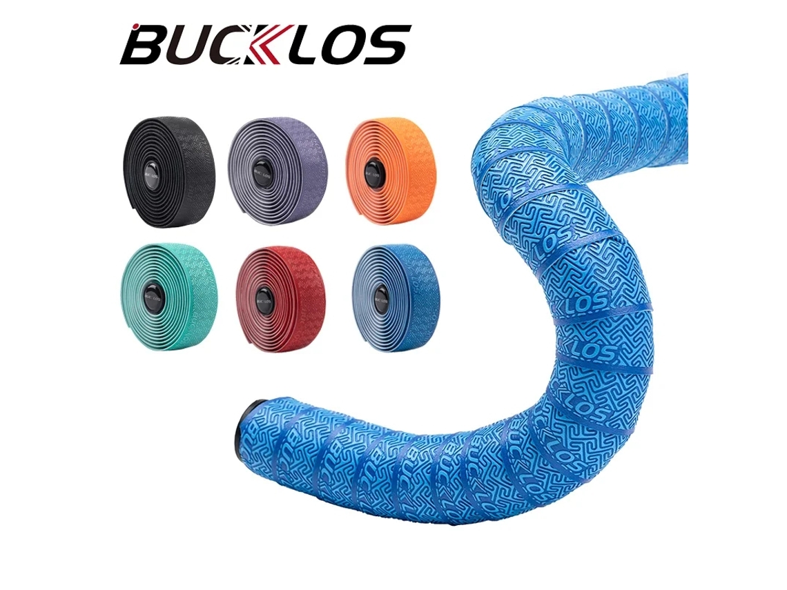 Fita De Guidão De Bicicleta Bucklos Eva Pu Antivibração Fita De Cortiça Para Ciclismovayotoy