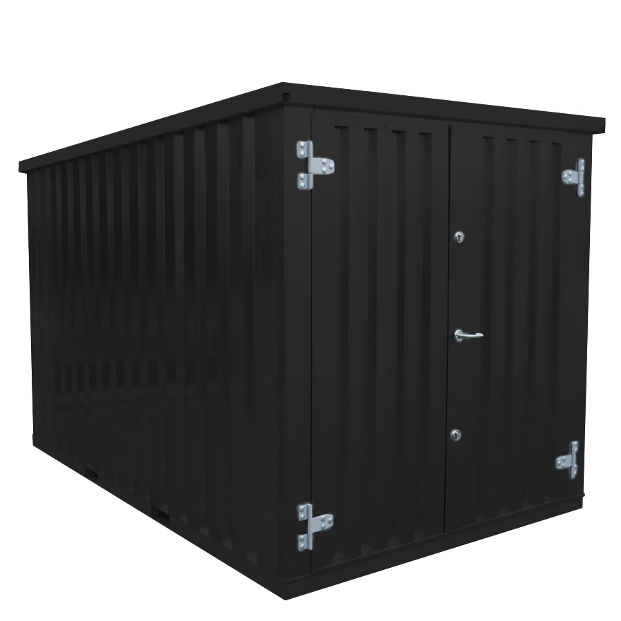 Abrigo FOCO 3X2 Porta Dupla Curto em Preto