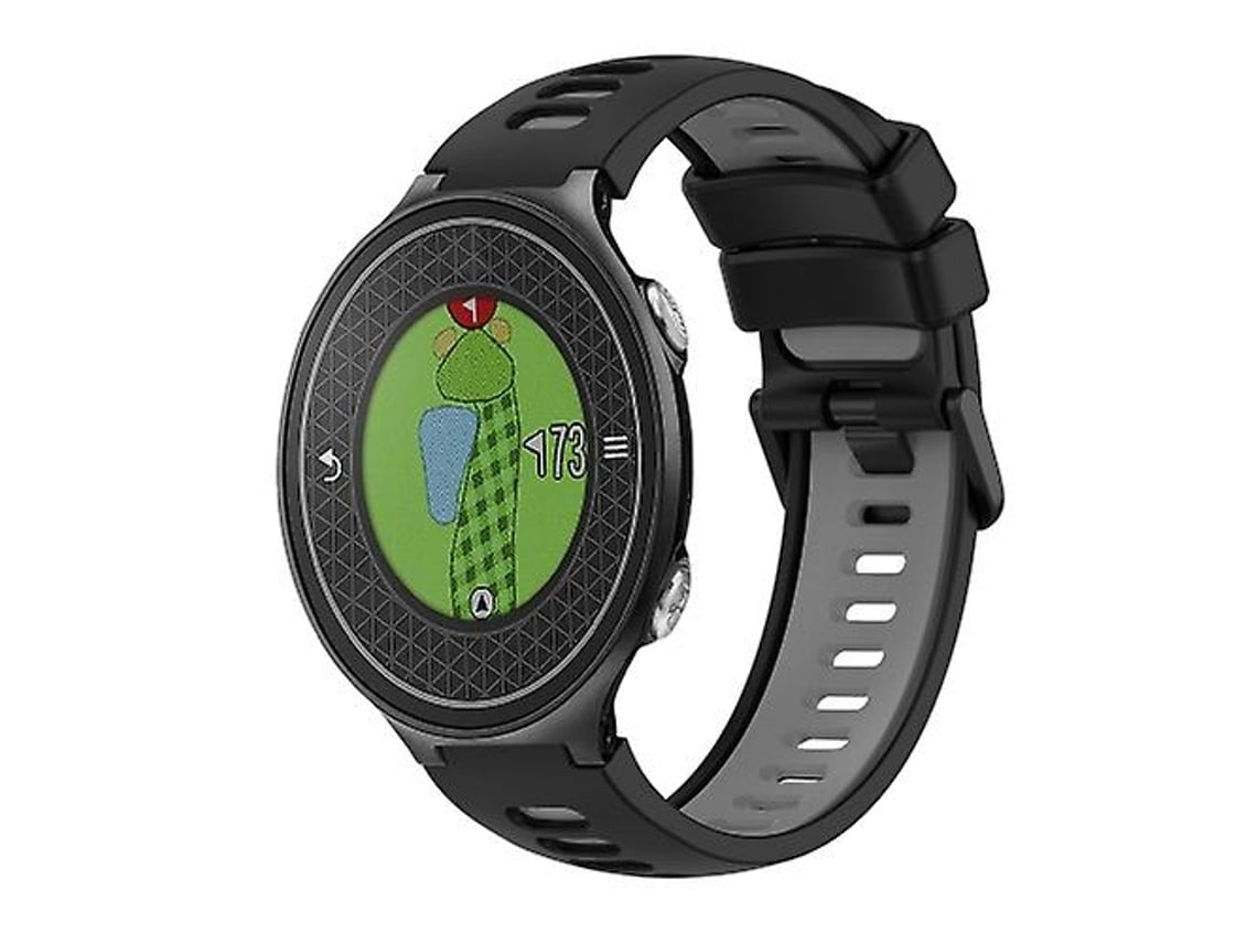 Lurelia Pulseira De Silicone Preta E Cinza, Compatível Com Garmin Approach S6
