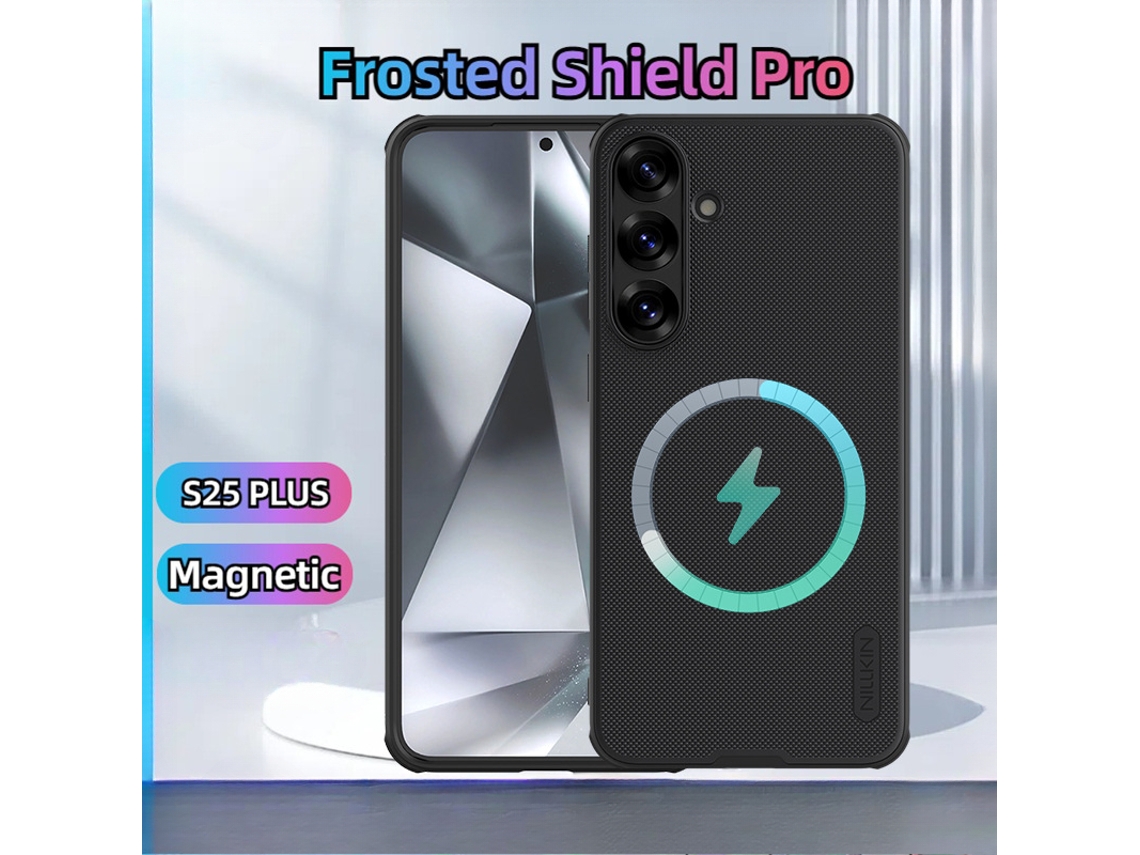 Capa Para Samsung Galaxy S25 Plus Preto Magnética