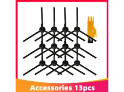 Compatível com Chuwi Ilife V7/V7s/V7s Pro V7s Plus Filtro HEPA Rolo de esfregão Escova lateral Acessórios para aspirador de pó robô Slowmoose