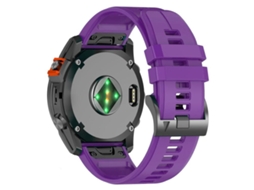 Bracelete para Garmin Fenix 8 Mip aço inoxidável estampa de casco de tartaruga ouro rosa XIAOMOYU (47mm)