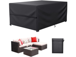 Cobertura Para Mobiliário De Jardim Impermeável - Cobertura Para Mesa De Jardim - Cobertura Para Banco - Proteção Uv - Tecido Oxford 600d - 200x165x80