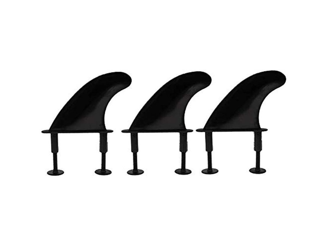 3 Peças De Aletas De Surf Macias Em Tpu E 6 Parafusos Para Tábua De Surf Macia 117x116mm