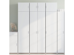 Mueble de almacenaje 70x42,5x225 cm Derivados de Madera Blanco