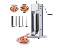 Enchidora Manual VEVOR de 11 Libras / 5 Litros com Dupla Velocidade e 5 Tubos