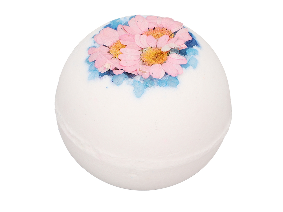 Bola De Banho Com Pétalas Secas Para Cuidado Pele E Bolhas