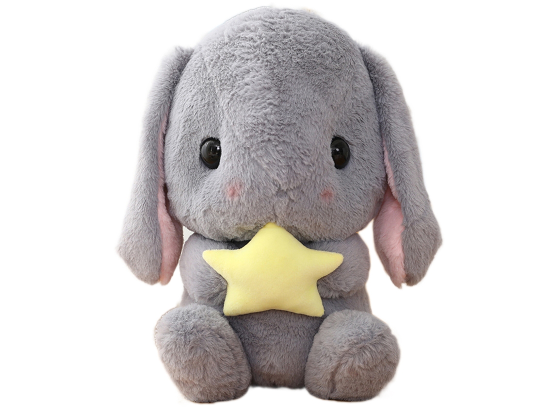 Pelúcia Gray Venus 22cm Com Orelhas Longas E Cenoura Da Laxiscreed, Brinquedo De Peluche Ideal Para Crianças