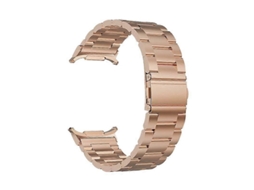 Pulseira De Aço Com Três Contas Para Samsung Galaxy Watch Ultra 47mm