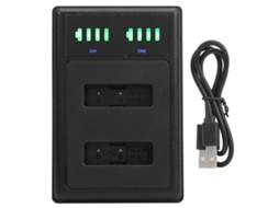 Cargador De Batería Portátil Mini Para Cámara Npbx1 Cargador Dual Con Pantalla Lcd