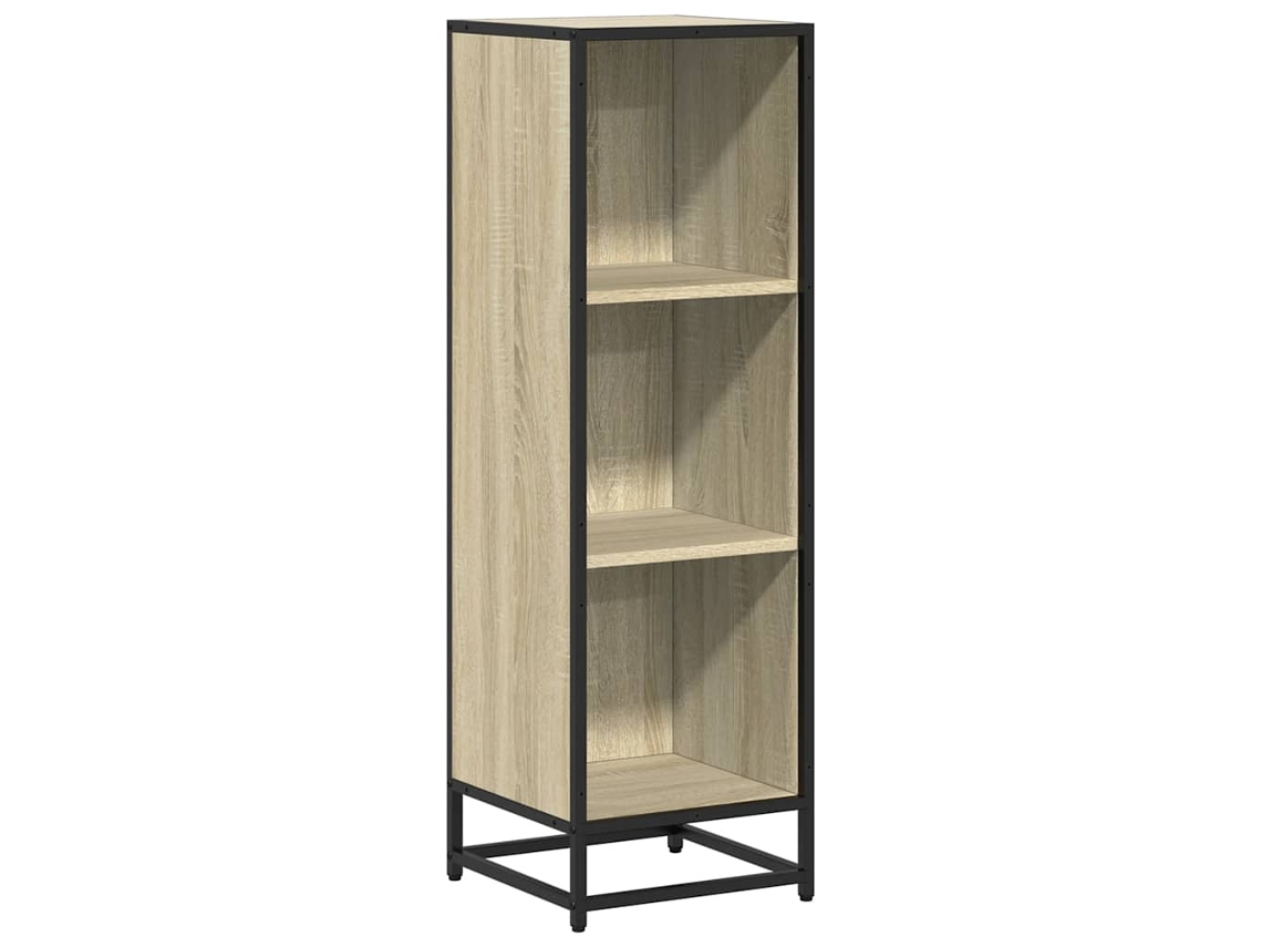 Book Cabinet, Book Cabinets Vidaxl Marrom Madeira Processada (33.5 X 33 X 107.5 Cm)