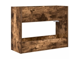 Conjunto 1 Suporte De Guarda-sol Vidaxl Castanho Derivados De Madeira (65 X 24 X 50 Cm)