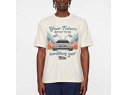 Rockinstone Back To The Future Movie Your Future Solid Natural Adult T-shirt Size:xxl