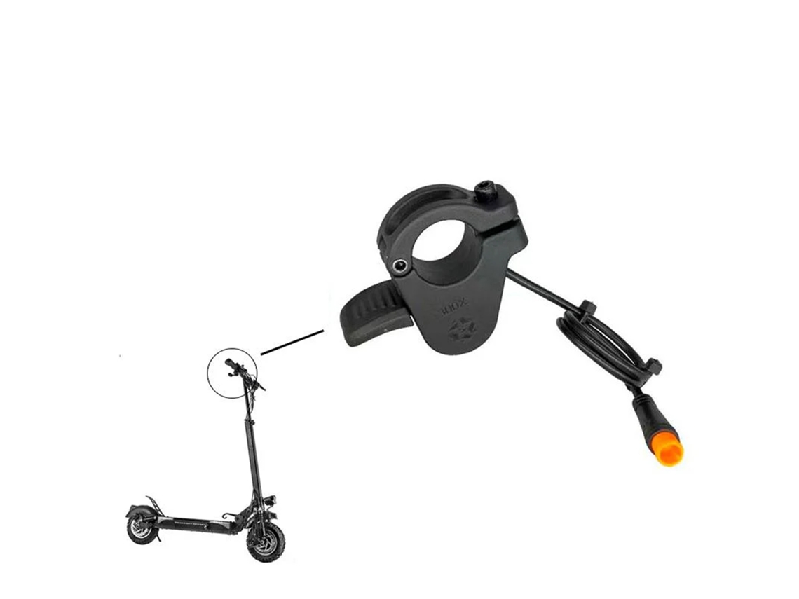 Acelerador Con Apertura Completa Con Conector Waterproof 25cm Negro - Modelo 1