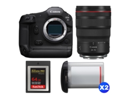 Eos R1 + Rf 24 70mm F/2.8 L Is Usm + 1 Sandisk 64gb Extreme Pro Cfexpress Type B + 2 Canon Lp e19 + Ebook “20 Dicas para Fotos Que Impressionam” CANON