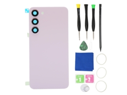 Capa de Vidro para Samsung Galaxy S23 Plus EOOCOO com lente de câmera pré-instalada