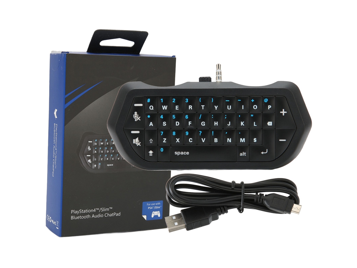 Controle sem fio mini PS4 com teclado Bluetooth EOOCOO