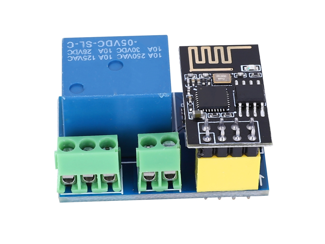 Módulo Relé ESP8266 ESP 01S para Controle Elétrico Preciso Dc 5v