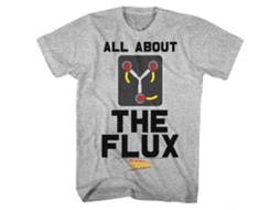 Unisex Adult T-shirt Rockinstone Back To The Future Movie All About Flux Heather Gray Sizexxl